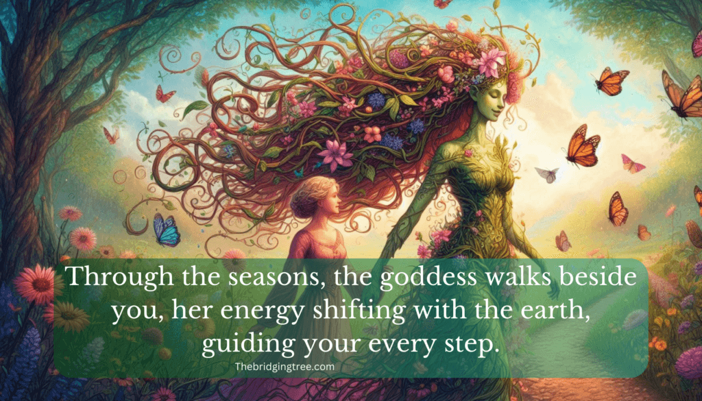 How to start connecting to the Goddess and the Seasons