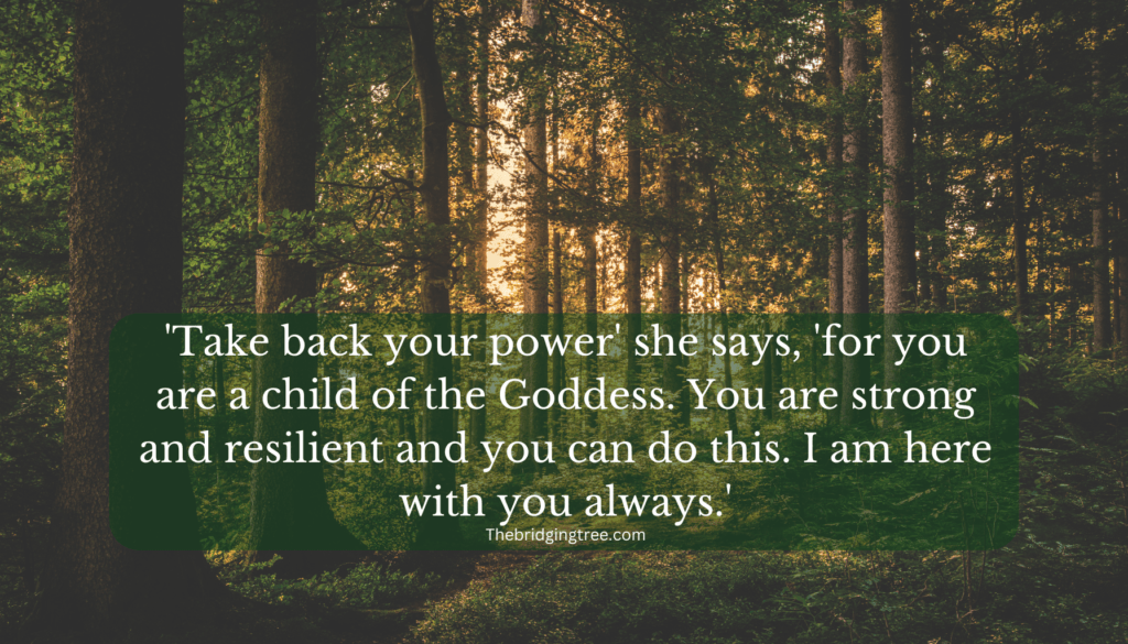 Letting go with the Goddess